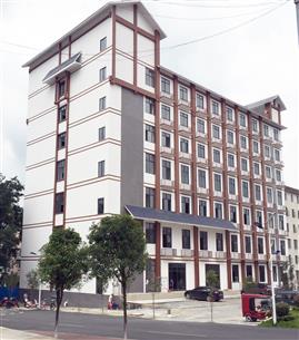 巴馬國際養(yǎng)生旅游學校實訓(xùn)大樓建成交工